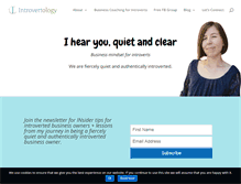 Tablet Screenshot of introvertology.com